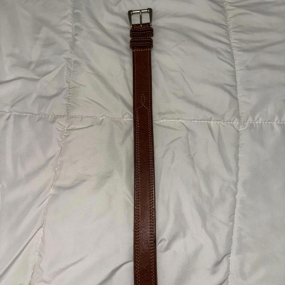 Felisi Leather Belt Brown Buckle Italy Men 45-85 3094 - Picture 3 of 7